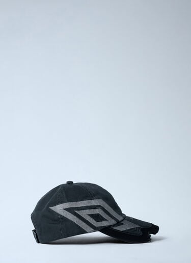 Logo Motif Baseball Cap Umbro Logo Motif Baseball Cap Dark Grey umb0162004