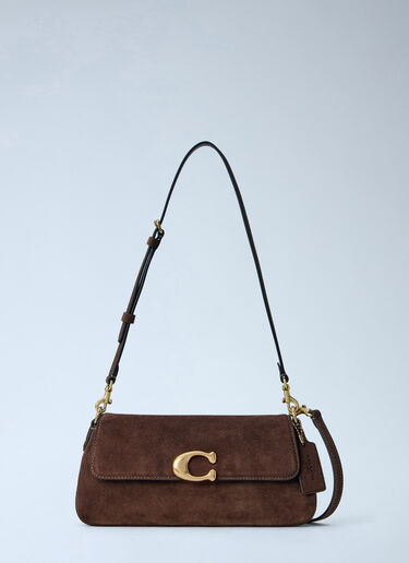 LN-CC® - Coach: Suede Jet Shoulder Bag - Brown Coach Suede Jet Shoulder Bag Brown coa0266021