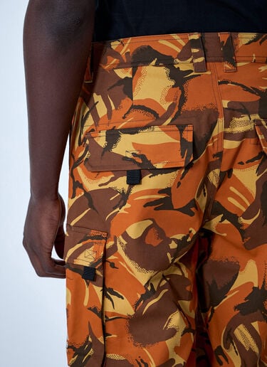 Martine Rose Printed Cargo Shorts Orange mtr0164009