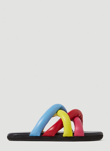 Moncler x JW Anderson Braided Sandals Red mjw0249012