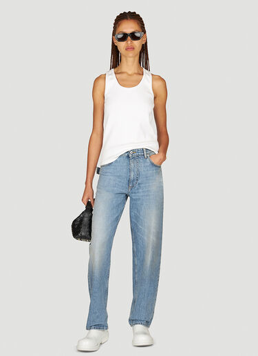 Ribbed Tank Top Bottega Veneta Ribbed Tank Top White bov0250066