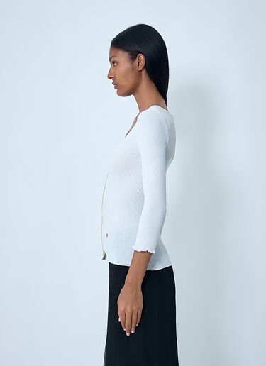 Chloé Cotton Cardigan White chl0262003