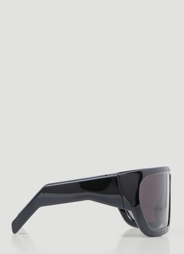 Rick Owens 샤이니 데이비스 선글라스 블랙 ris0354001