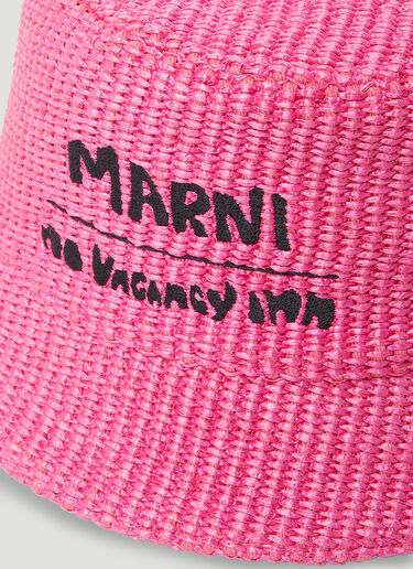 Marni x No Vacancy 编织渔夫帽 粉色 mvy0153014