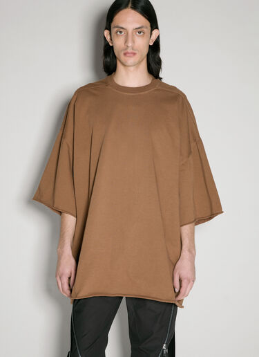 Rick Owens DRKSHDW トミー T Tシャツ  ブラウン drk0156016