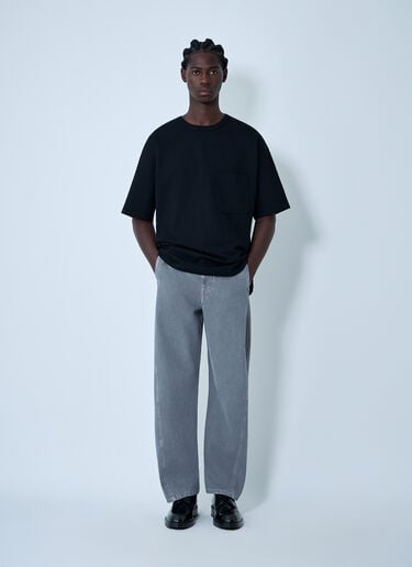 Boxy T-Shirt Lemaire Boxy T-Shirt Black lem0162010
