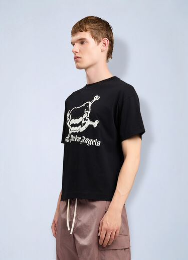 LN-CC® - Palm Angels: Skull T-Shirt - Black Palm Angels Skull T-Shirt Black pma0164090