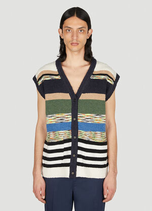 Soulland Alert And Fresh Sleeveless Cardigan Multicolour sld0352001