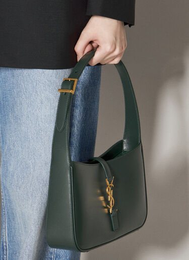 Saint Laurent Le 5 À 7 Hobo Shoulder Bag Green sla0254123