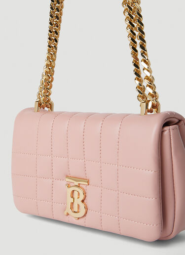 Burberry Lola 迷你绗缝单肩包 粉色 bur0251047