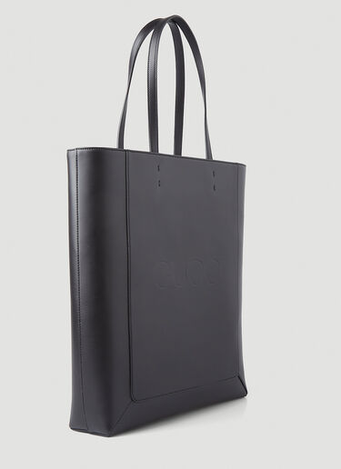 Gucci Logo Embossed Tote Bag Black guc0247228