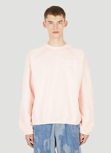 Lack of Guidance Alessandro Sweatshirt Pink log0150004