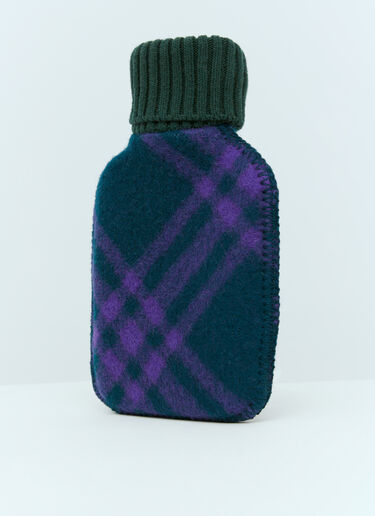 Burberry Wool Check Hot Water Bottle Purple bur0254009