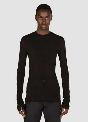 Rick Owens Long-Sleeve Top Black ric0152009