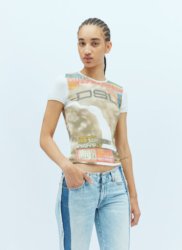 Diesel T-Ele Tシャツ ホワイト dsl0256005