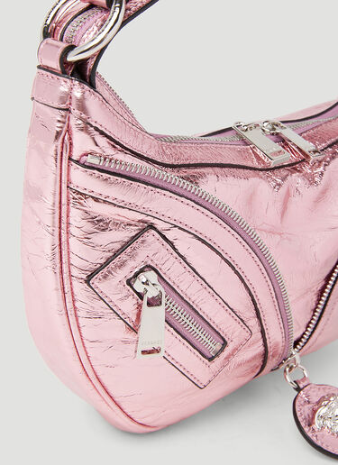 Versace Repeat Hobo Small Shoulder Bag Pink vrs0253049