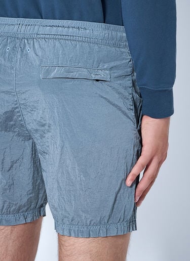 LN-CC® - Stone Island: Elasticated Waistband Shorts - Light Blue Stone Island Elasticated Waistband Shorts Light Blue sto0165059