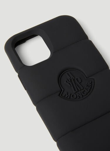 Moncler Logo Motif Phone Case On Strap Black mon0146070