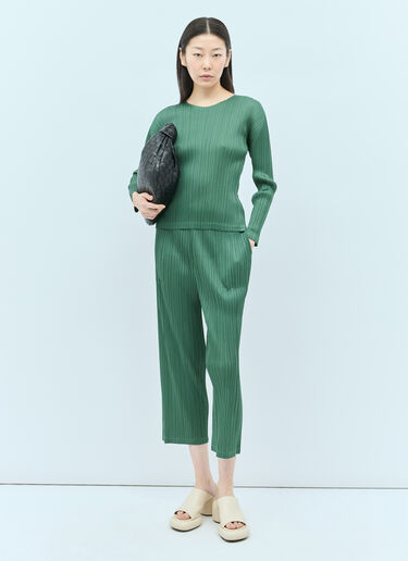 Pleats Please Issey Miyake Monthly Colors: December 上衣 绿色 plp0255008