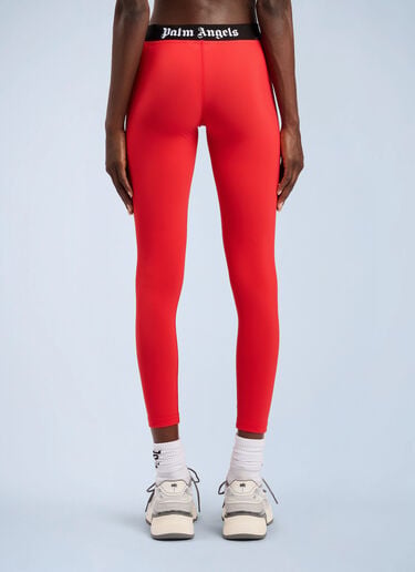 Palm Angels Classic Logo Sport Leggings Red pma0264247