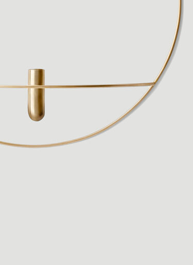 Audo Copenhagen POV Large Circular Vase Gold wps0670172