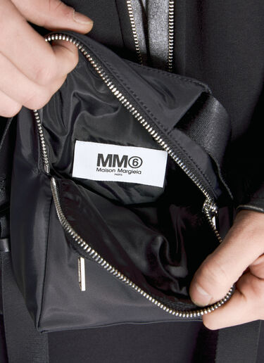 MM6 Maison Margiela Anatomic 小号邮差包 黑色 mmm0353005