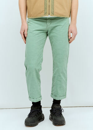 Human Made Garment-Dyed Painter Pants Green hmd0156001