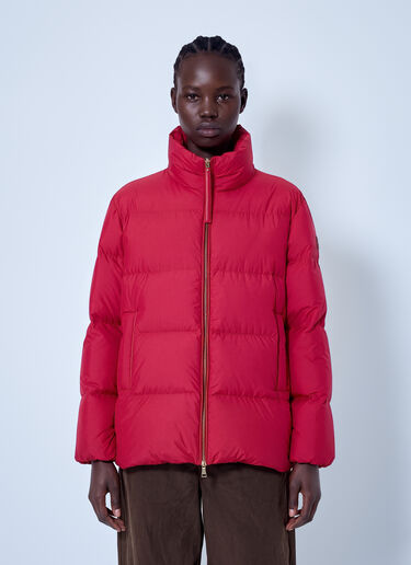 LN-CC® - Moncler: Vivantesse Short Down Jacket - Red Moncler Vivantesse Short Down Jacket Red mon0266034