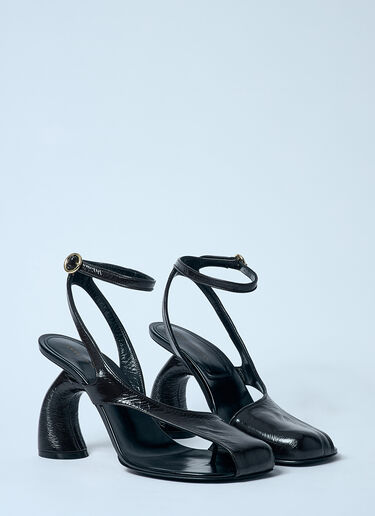 Dries Van Noten Asymmetric Heels Brown dvn0257004