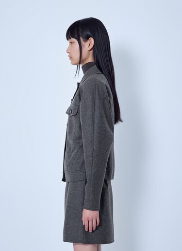 LN-CC® - Max Mara: Wool Twill Jacket - Grey Max Mara Wool Twill Jacket Grey max0266223