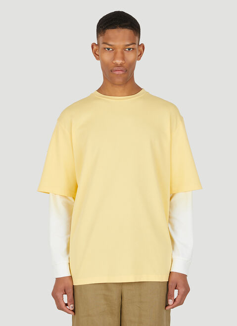 Wynn Hamlyn Layered T-Shirt Blue wyh0148010