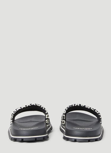 Marc Jacobs Monogram Slides Black mcj0251020