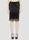 Sportmax Senior Rhinestone Mesh Skirt Beige spx0253005