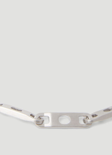 Rick Owens Chain Choker Necklace Black ric0153043