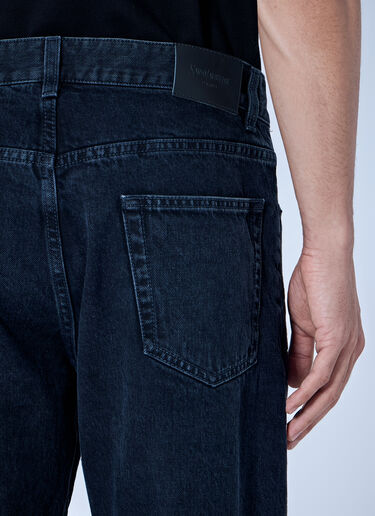 LN-CC® - Saint Laurent: Relax Tapered Jeans - Black Saint Laurent Relax Tapered Jeans Black sla0166003