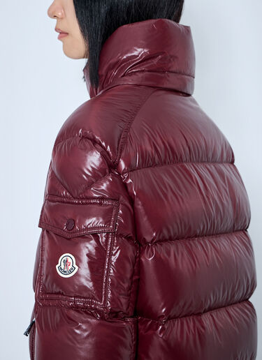 LN-CC® - Moncler: Maire Hooded Down Jacket - Burgundy Moncler Maire Hooded Down Jacket Burgundy mon0265074