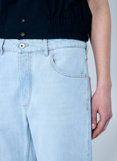 Bottega Veneta Extra Bleach Dirty Denim Jeans Blue bov0259006