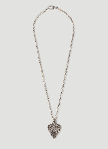 GG Love Necklace Gucci GG Love Necklace Silver guc0140045