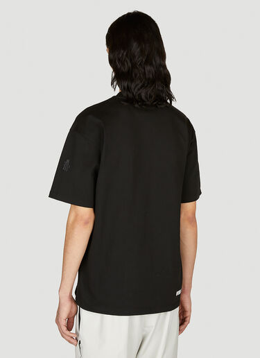 Moncler Grenoble Logo Print Short Sleeve T-Shirt Black mog0153016