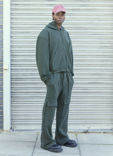 GREG ROSS カーゴ トラックパンツ グリーン grr0157003