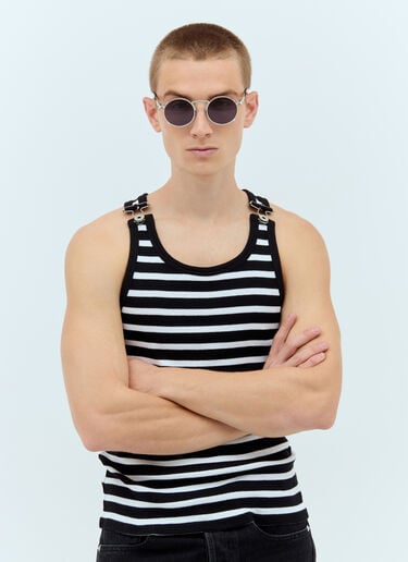 The 56-8171 Sunglasses Jean Paul Gaultier The 56-8171 Sunglasses Silver jpg0358004