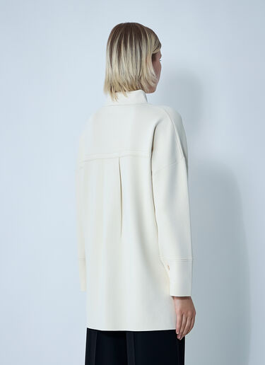 Max Mara Viscose Yarn Sweater Cream max0259001