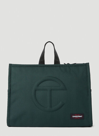 Eastpak x Telfar 쇼퍼 컨버터블 미디엄 토트백 그린 est0353011