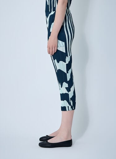 Pleats Please Issey Miyake Pleated Pants Blue plp0261002