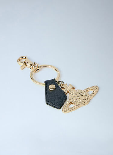 Vivienne Westwood Hammered Orb Keyring Gold vvw0264019