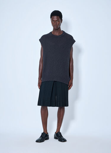 Homme Plissé Issey Miyake 意大利调味饭针织上衣 灰色 hmp0165003