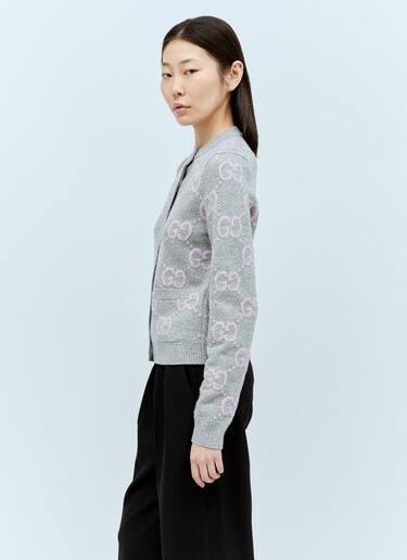 Gucci GG Wool Cardigan Grey guc0255028