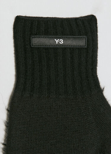 Y-3 毛绒徽标手套 黑色 yyy0354031