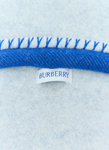 Burberry EKD Wool Cushion Blue bur0155115