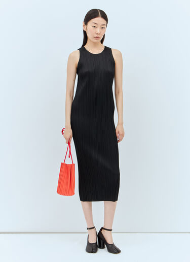 Pleats Please Issey Miyake 플리츠 미디 드레스 블랙 plp0256016